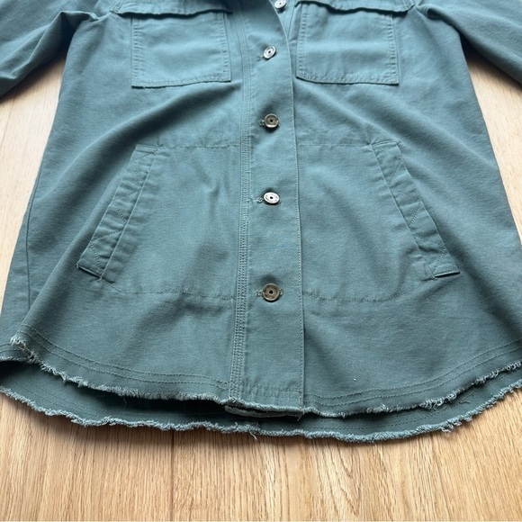 GENTLE FAWN MILITARY GREEN UTILITY SHACKET - XS - Picture 7 of 12